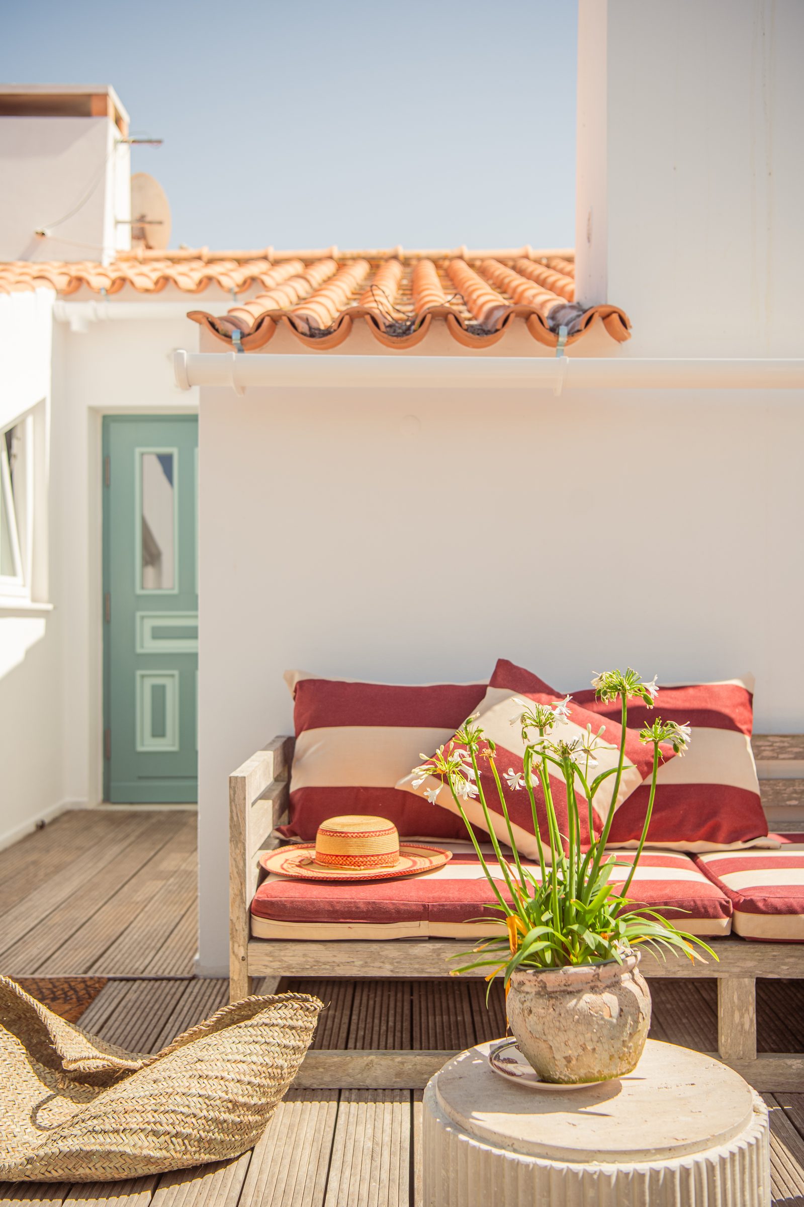 Terrace in morning light